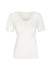Dolcezza V-Neck Basic T-Shirt, White