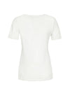 Dolcezza V-Neck Basic T-Shirt, White