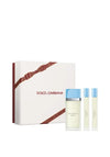 Dolce & Gabbana Light Blue Eau De Toilette Trio Giftset