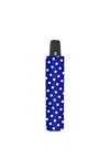 Doppler Automatic Polka Dot Umbrella, Navy & White