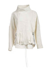 My Soul Textured Double Long Sleeve Top, Off White