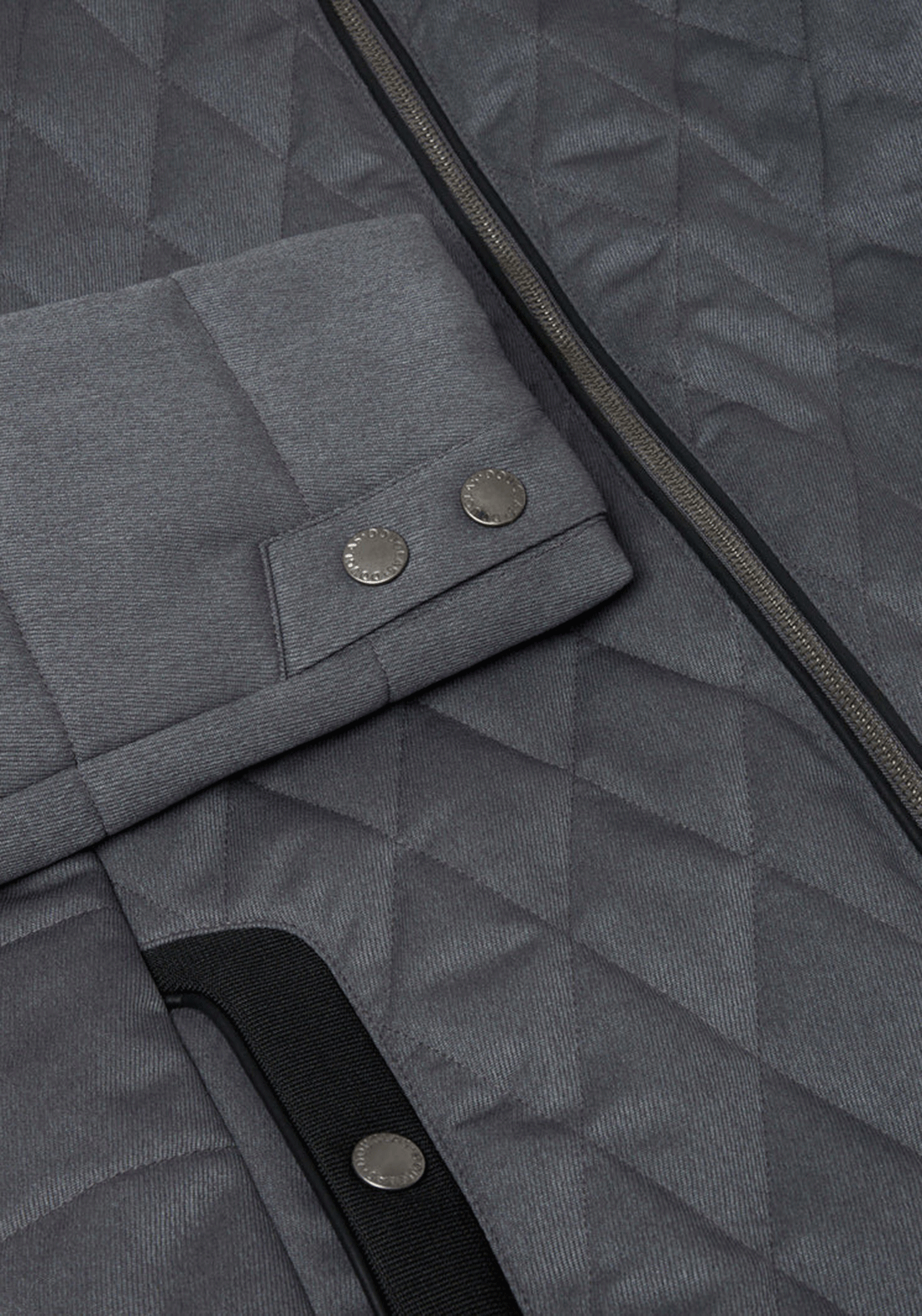 Douglas Hardy Diamond Quilt Jacket, Grey
