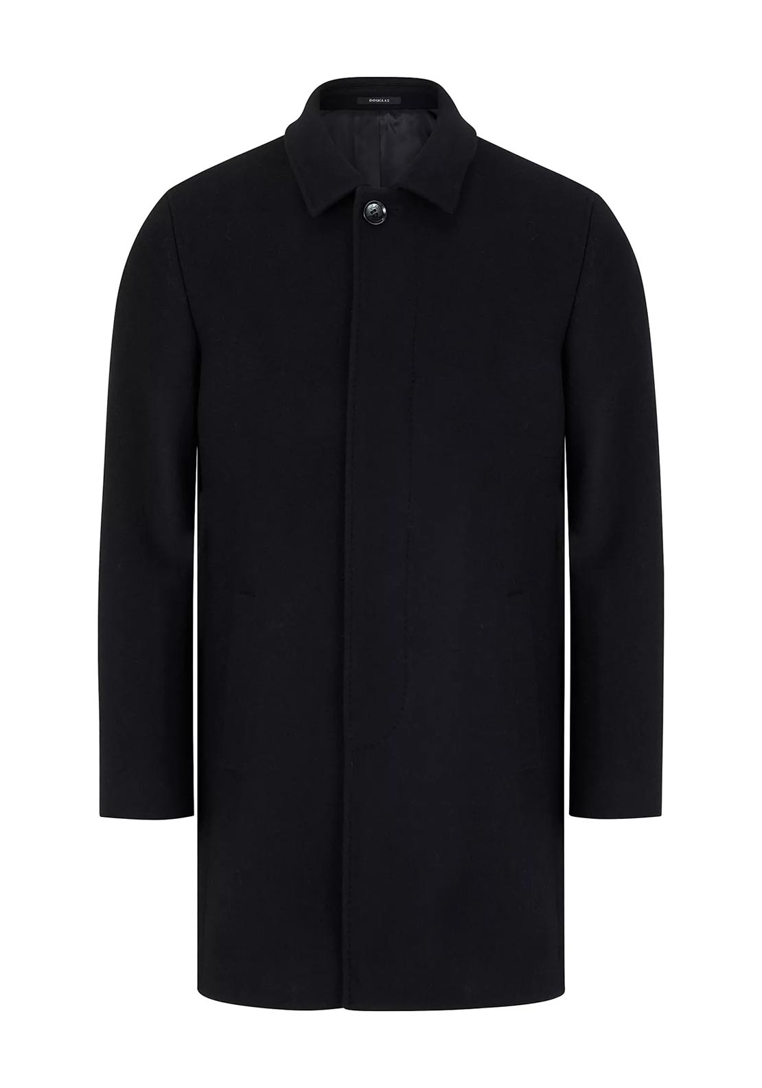 Douglas Hemsworth Tailored Overcoat, Black