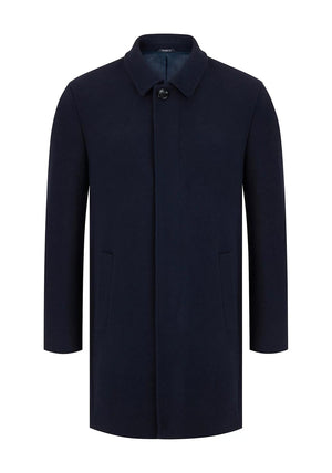Douglas Hemsworth Tailored Overcoat, Navy