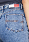 Tommy Jeans Julie Ultra High Straight Leg Jeans, Medium Denim