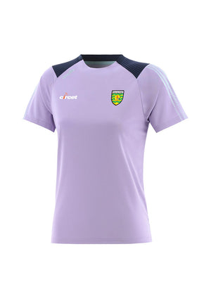 O’Neills Girls Donegal GAA Dynamo Short Sleeve Tee, Lavender