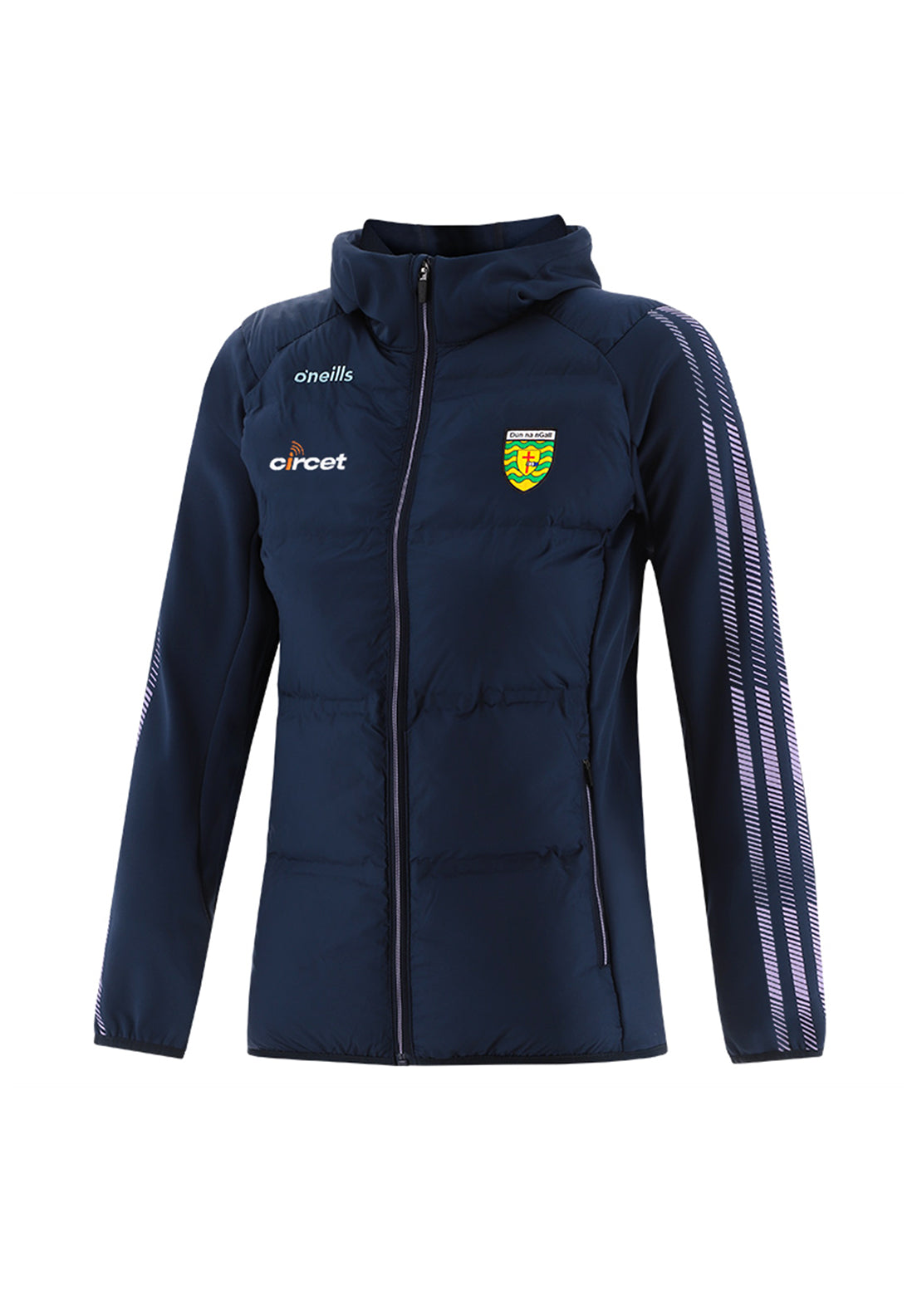 O’ Neills Kid Girl Donegal GAA Dynamo Hooded Lightweight Jacket, Navy ...