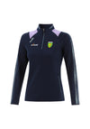 O’Neills Girls Donegal GAA Dynamo Half Zip Top, Navy Multi