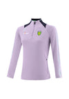 O’Neills Girls Donegal GAA Dynamo Half Zip Top, Lavender Multi