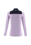 O’Neills Girls Donegal GAA Dynamo Half Zip Top, Lavender Multi