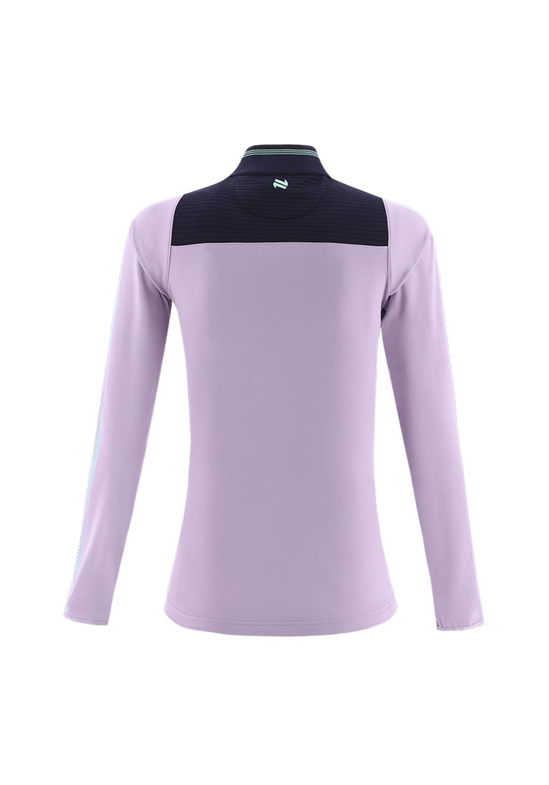 O’Neills Girls Donegal GAA Dynamo Half Zip Top, Lavender Multi
