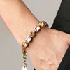 Dyrberg/Kern Alaya Bracelet, Pink & Gold
