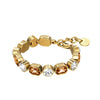 Dyrberg/Kern Alaya Bracelet, Yellow & Gold