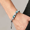 Dyrberg/Kern Alaya Bracelet, Silver & Blue