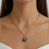 Dyrberg/Kern Amara Necklace, Black & Gold