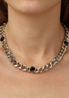 Dyrberg/Kern Angelina Chunky Chain Necklace, Gold