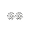 Dyrberg/Kern Aubra Floral Design Earrings, Silver