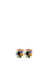 Dyrberg/Kern Aude Earrings, Rainbow Multi & Gold