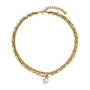 Dyrberg/Kern Aurelia Pearl Necklace, Gold