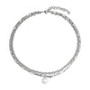 Dyrberg/Kern Aurelia Pearl Necklace, Silver