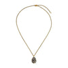 Dyrberg/Kern Bailey Necklace, Black & Gold