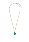 Dyrberg/Kern Bailey Tear Drop Necklace, Green