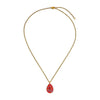 Dyrberg/Kern Bailey Necklace, Red & Gold