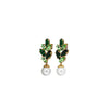 Dyrberg/Kern Balete Earrings, Gold & Green
