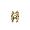 Dyrberg/Kern Banyan Leaf Earrings, Gold