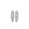 Dyrberg/Kern Banyan Leaf Earrings, Silver