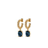 Dyrberg/Kern Barbara Drop Earrings, Blue & Gold
