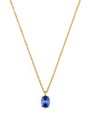 Dyrberg/Kern Barga Necklace, Saphire & Gold