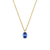 Dyrberg/Kern Barga Necklace, Saphire & Gold