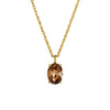 Dyrberg/Kern Barga Necklace, Gold & Brown
