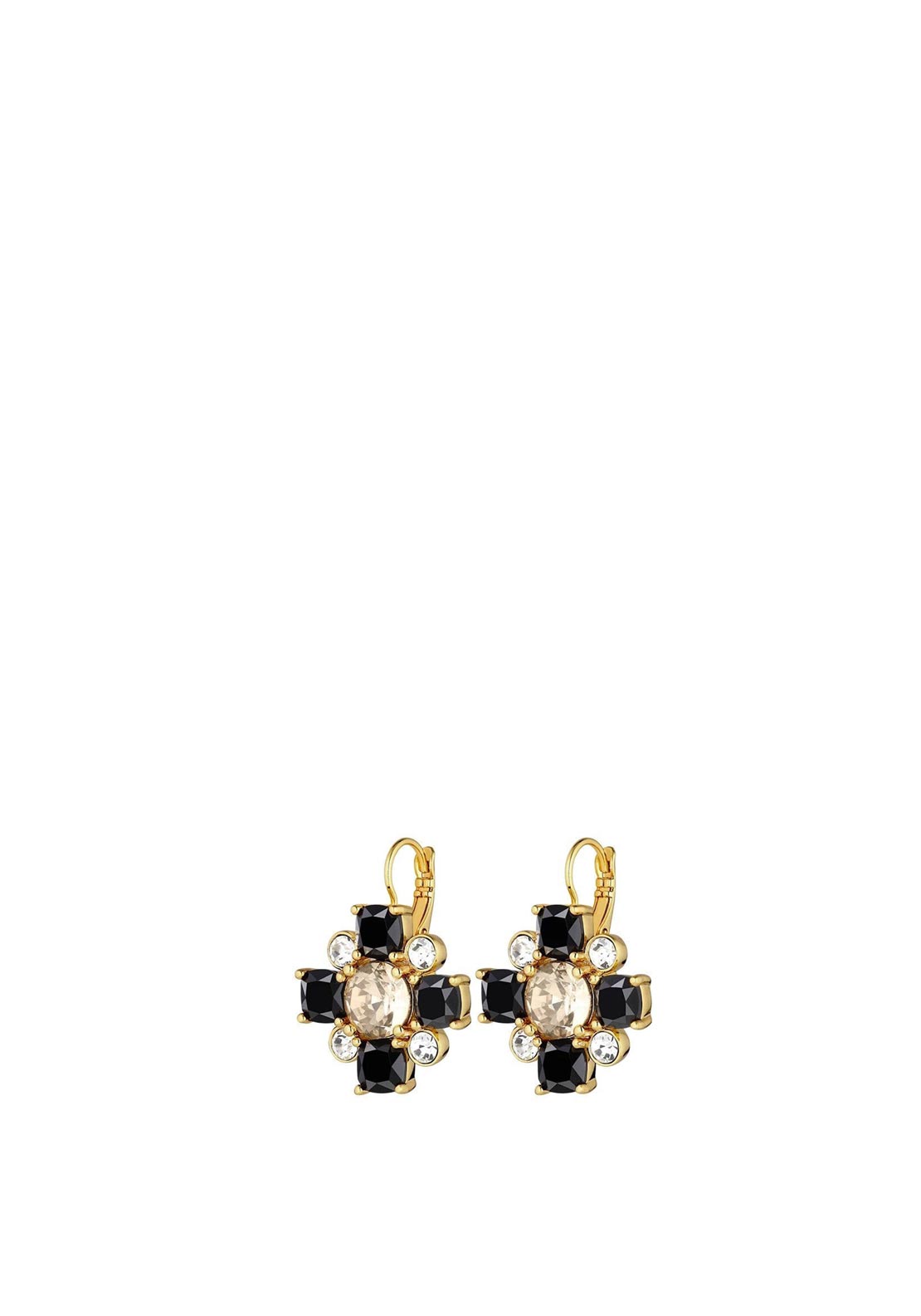 Dyrberg/Kern Batti Earrings, Black & Gold