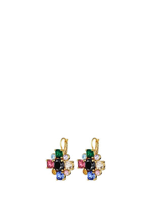 Dyrberg/Kern Batti Earrings, Rainbow & Gold
