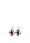 Dyrberg/Kern Batti Earrings, Rainbow & Gold