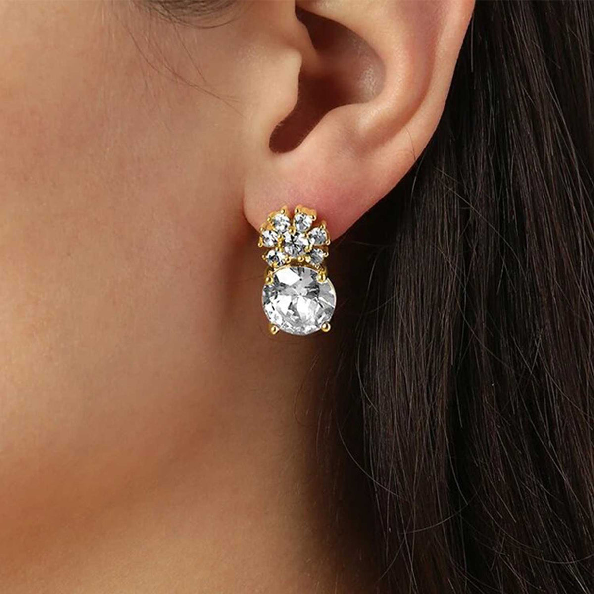 Dyrberg/Kern Beckia Floral Earrings, Gold