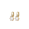 Dyrberg/Kern Begonia Pearl Earrings, Gold