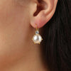 Dyrberg/Kern Begonia Pearl Earrings, Gold