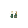 Dyrberg/Kern Betta Earrings, Gold & Green