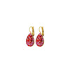 Dyrberg/Kern Betta Earrings, Red & Gold