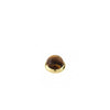 Dyrberg/Kern Bud Ring Topper, Gold & Brown