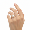 Dyrberg/Kern Bud Pearl Ring Topper, Gold