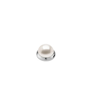 Dyrberg/Kern Bud Pearl Ring Topper, Silver