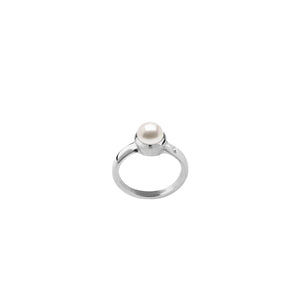 Dyrberg/Kern Bud Pearl Ring Topper, Silver