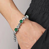 Dyrberg/Kern Calice Bracelet, Gold & Emerald