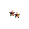 Dyrberg/Kern Cana Star Earrings, Gold Multi