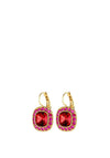 Dyrberg/Kern Celin Hook Earrings, Gold & Red
