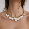 Dyrberg/Kern Chamelia Pearl Necklace, Gold